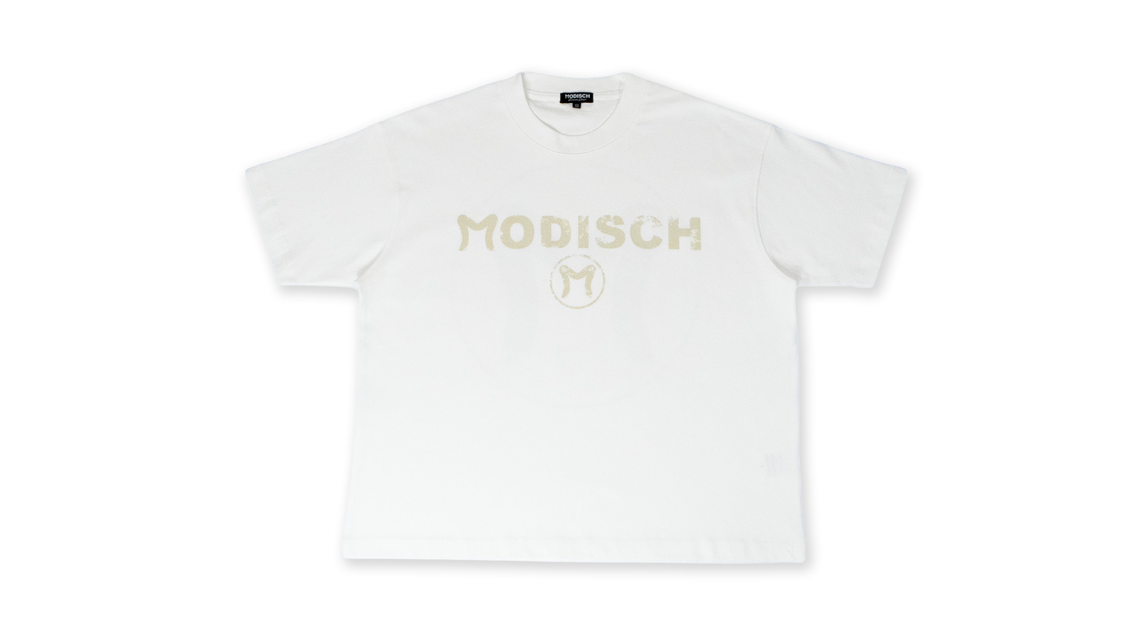 Modisch Distressed Logo T-Shirt