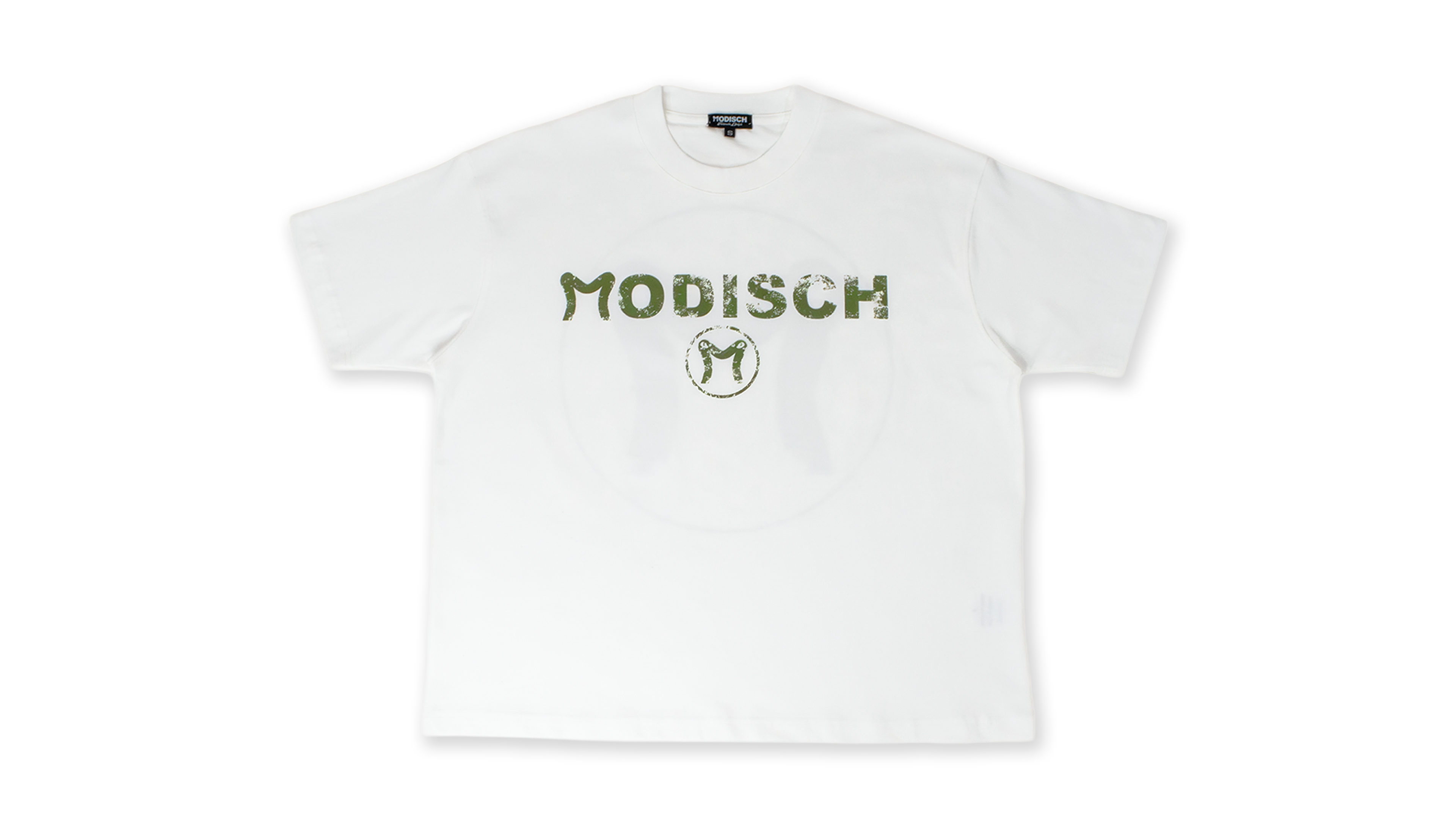 Modisch Distressed Logo T-Shirt