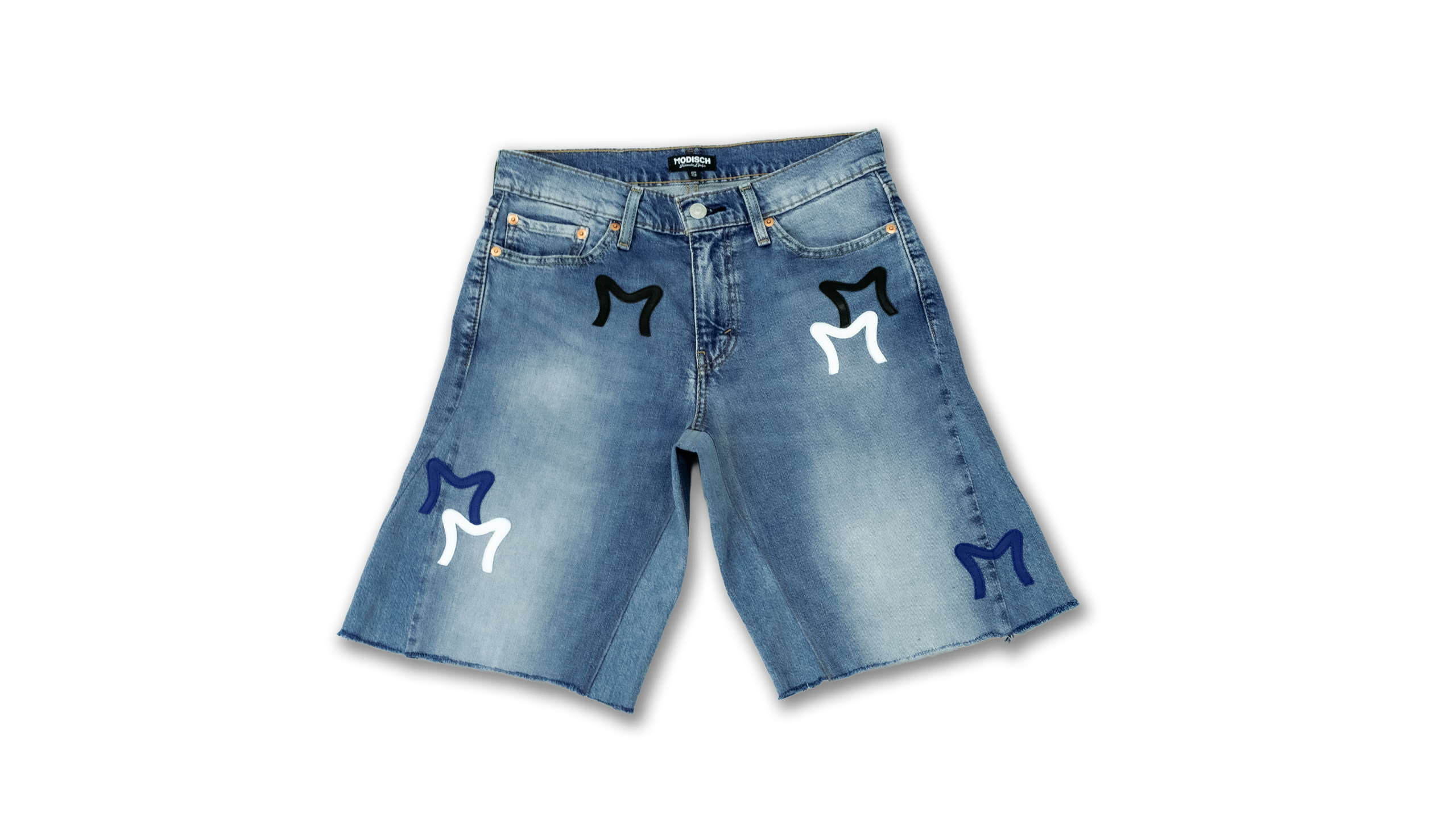 Modisch Signature M Denim Shorts