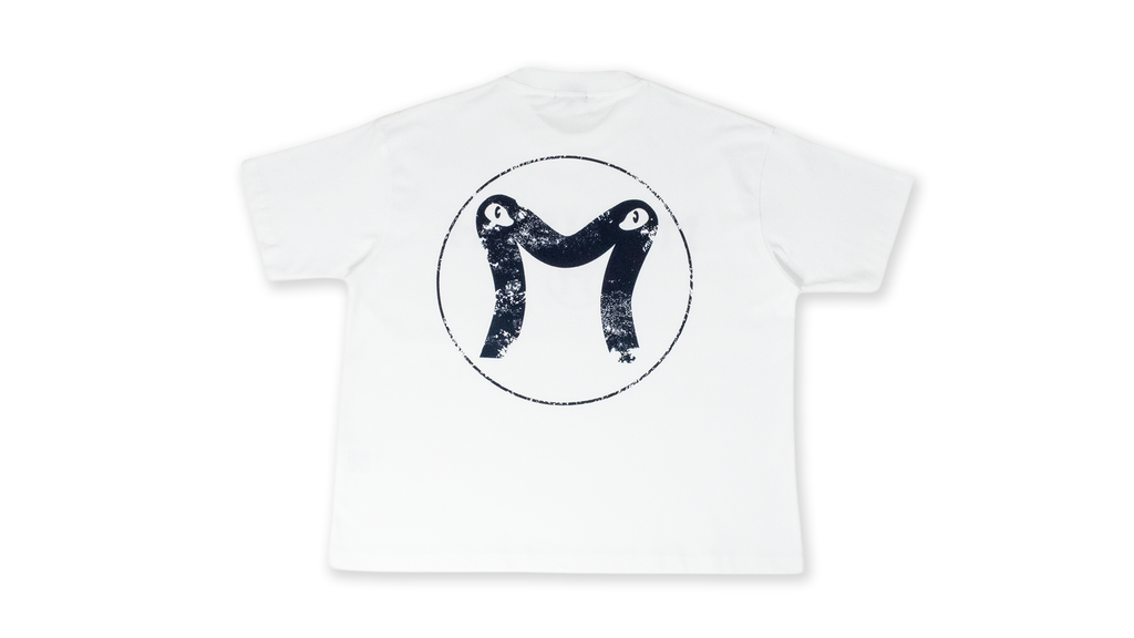 Modisch Distressed Logo T-Shirt