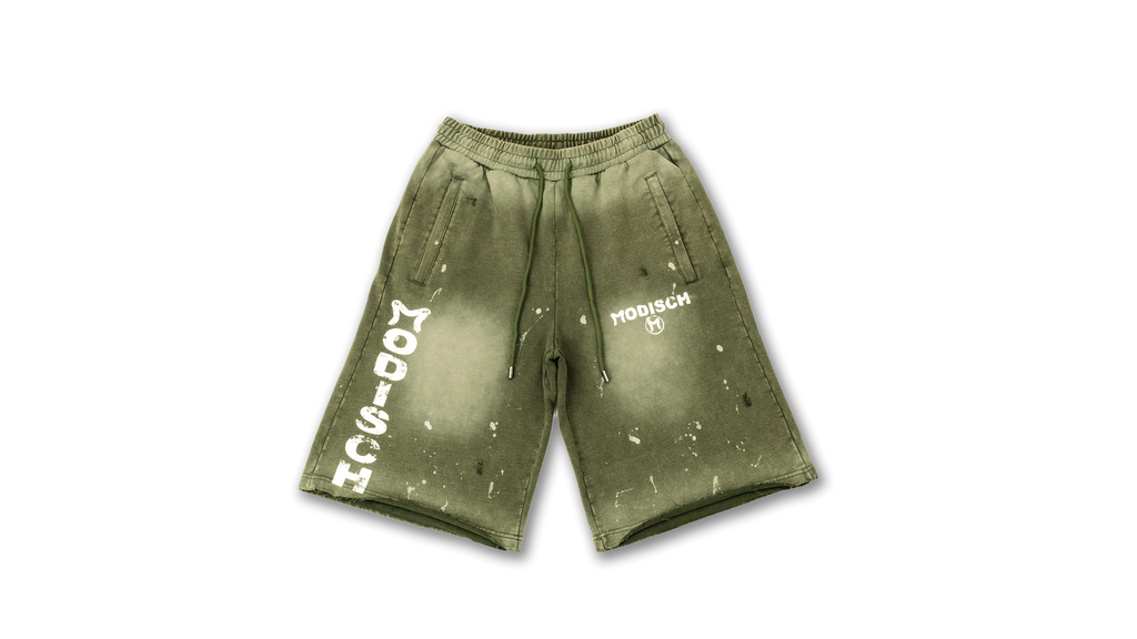 Modisch Paint Splash Shorts