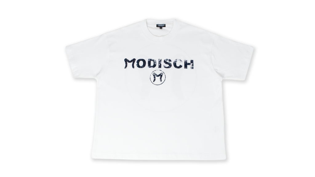 Modisch Distressed Logo T-Shirt