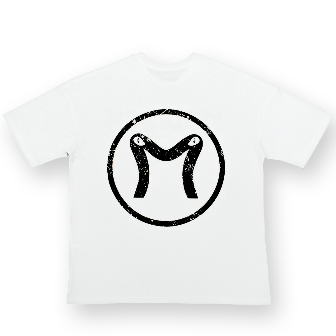 Modisch Distressed Cycle logo T-Shirt