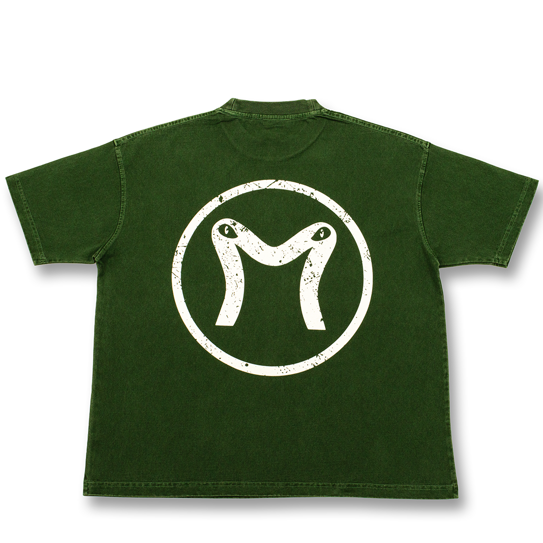 Modisch Distressed Cycle logo T-Shirt