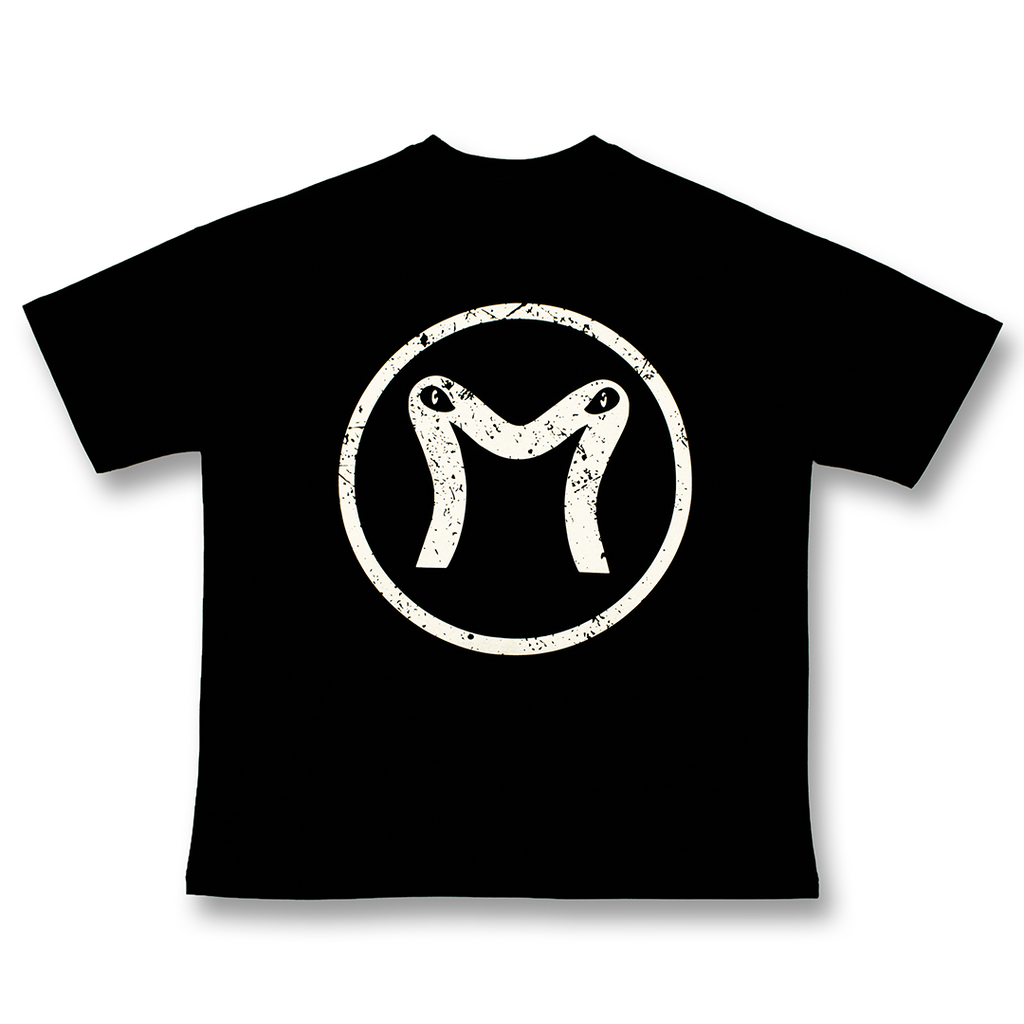 Modisch Distressed Cycle logo T-Shirt